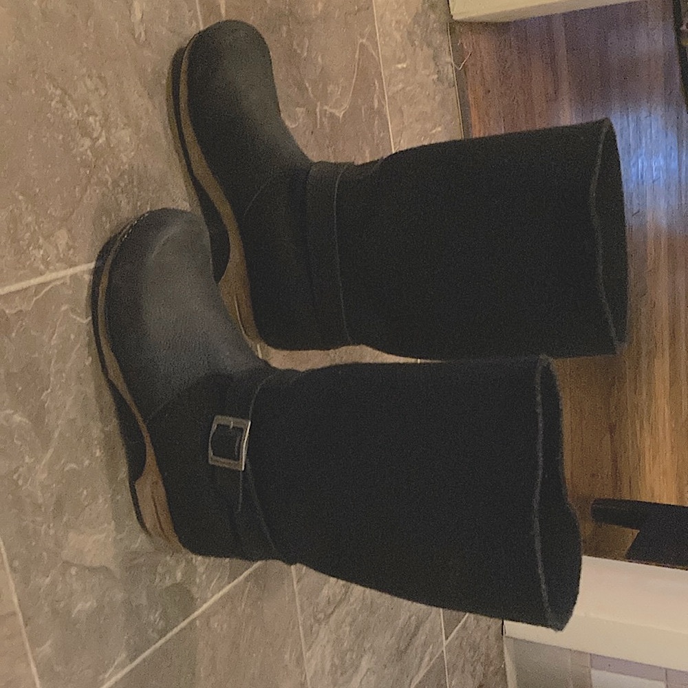 SANITA Black Clogboot